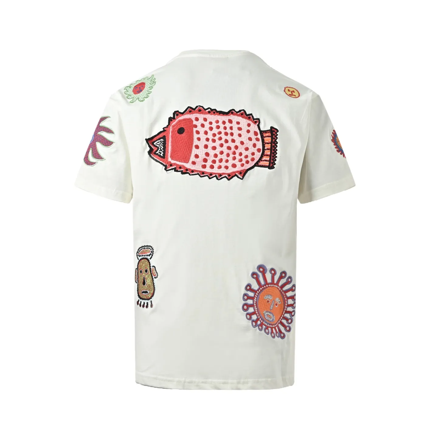 Louis Vuitton/Louis Vuitton sunflower embroidered short sleeves